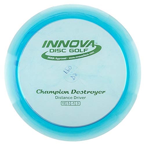 Innova Disc Golf Champion Material Zerstörer Golfscheibe (Farben können variieren), 173-175gm von Innova Disc Golf