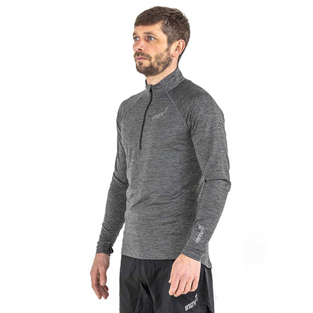 Inov8 Mid Lsz Long Sleeve T-shirt Grau S Mann von Inov8