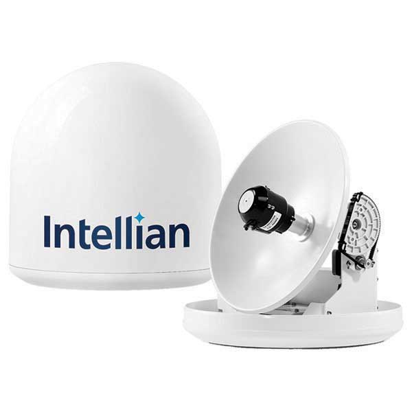 Intellian I2+dish/bell Mim Rg6 1 M+rg6 15 M Satellite Tv System Weiß 33 cm von Intellian