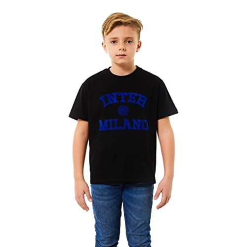 FC Internazionale Milano S.p.A. T-Shirt Kinder und Jungen, Nero, 10 Jahre von Inter