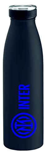Inter I M New Logo Bottle Unisex-Trinkflasche für Erwachsene, Schwarz, 500 ml von Inter
