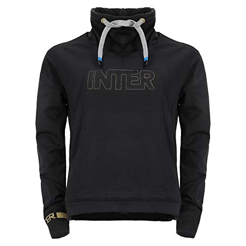 Inter Offer Sweatshirt mit hohem Kragen, Damen, Damen, Jacke, INTFE865, Schwarz, L von Inter
