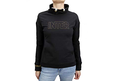 Inter Offer Sweatshirt mit hohem Kragen, Damen, Damen, Jacke, INTFE865, Schwarz, XS von Inter