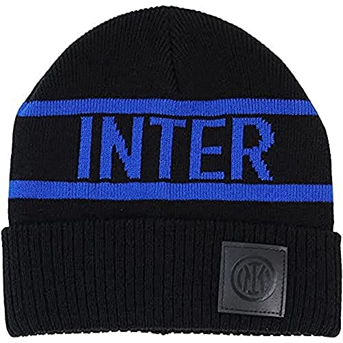 Inter, Unisex-Mütze, Erwachsene, Schwarz, S-XL von Inter