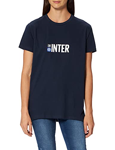 Inter I M Back Blue T-Shirt, Unisex, Blau von Inter