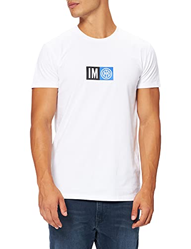 Inter I M Back White T-Shirt, Unisex, Weiß von Inter