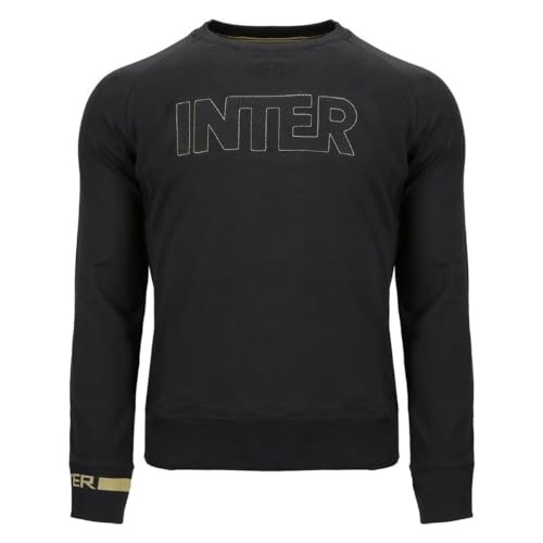 Inter Offer Sweatshirt mit Rundhalsausschnitt, Herren, Herren, Jacke, 860, Schwarz, S von Inter