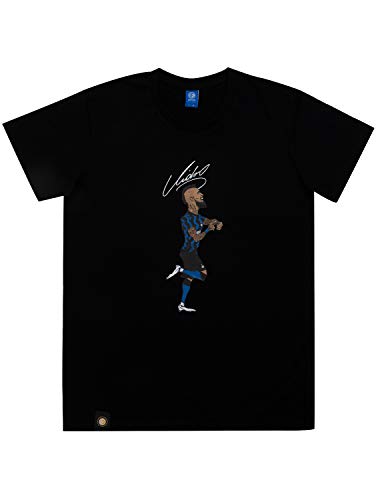 Inter Unisex T-Shirt Characters Vidal Black Edition T-Shirt von Inter