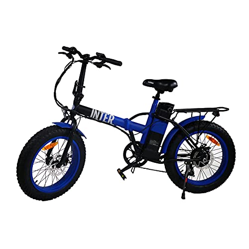 Inter Unisex – Erwachsene X8 Citybike, Schwarz Blau, M von Inter