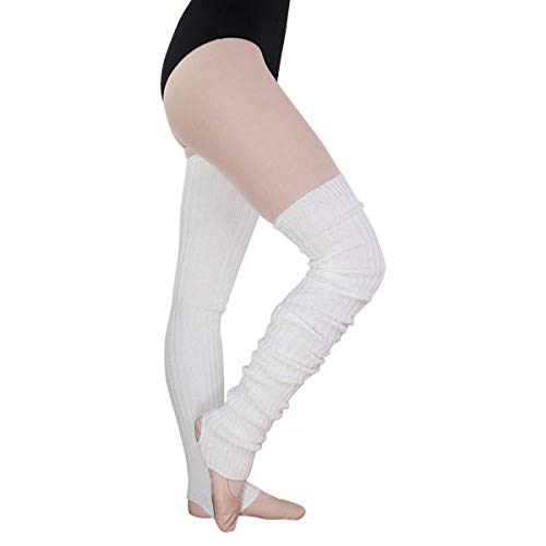 Intermezzo Mädchen Leg-Warmers 2020 Maxical - Farbe: Weiß (001) - Länge: 80 cm von Intermezzo