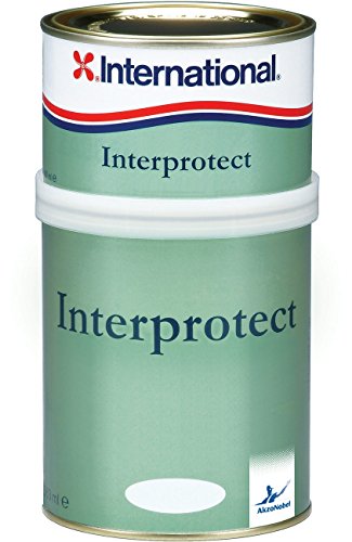 International Interprotect / Epoxy grundierung | Weiß | 750ML | Zwei komponenten, Schnell trocknend von bateauplus