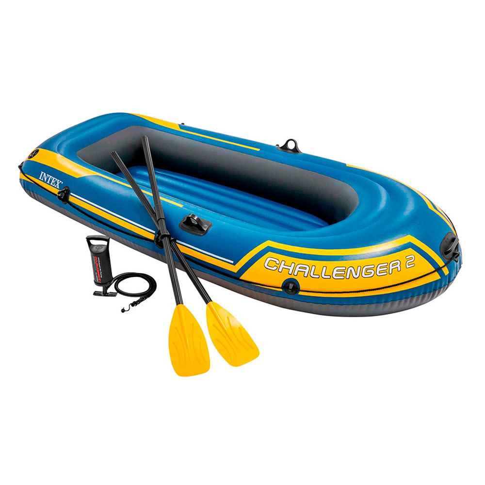 Intex Challenger 2 Inflatable Boat Gelb,Blau 1 Place von Intex