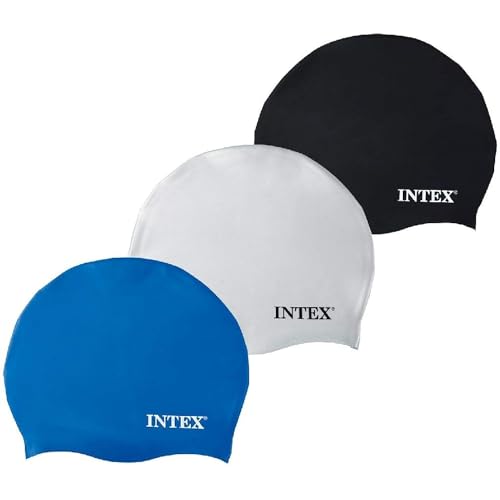 Intex Cuffia in Silicone I.24, Bianco/Blu/Nero, One Size von Intex
