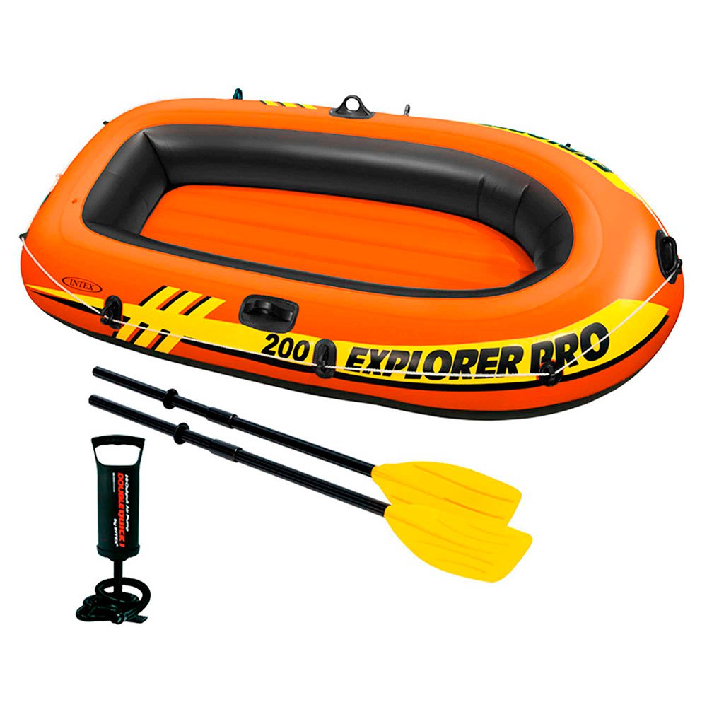 Intex Explorer Pro 200 Inflatable Boat Kit Orange 2 Places von Intex
