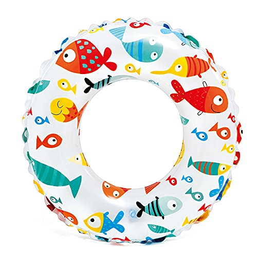Intex Kinder Lively Print Swim Rings Lively Print Swim Rings, Pink Octopus/Coral Reef Fish/Realistic Starfish, 51, 59230NP von Intex