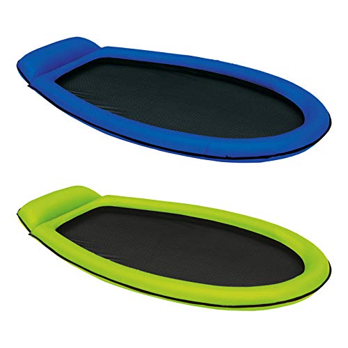 Intex Mesh Mat - Aufblasbarer Wasserhängematte - 178 x 94 cm - Farblich Sortiert 2er Pack von Intex