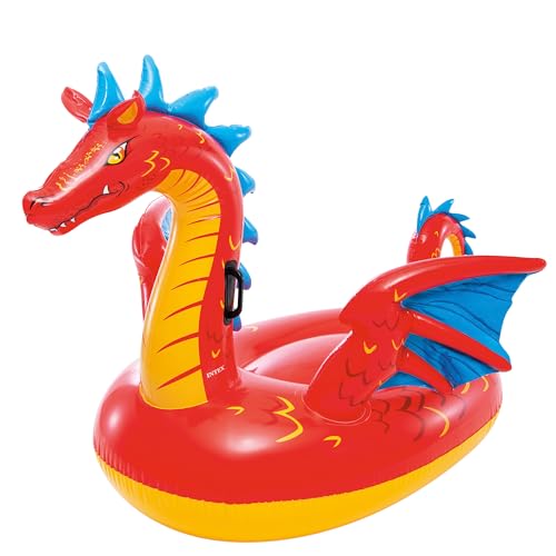 Intex Mystical Dragon Ride-On, unaufgepumpt, Größe: 1,98 m x 1,73 m (57577NP) von Intex