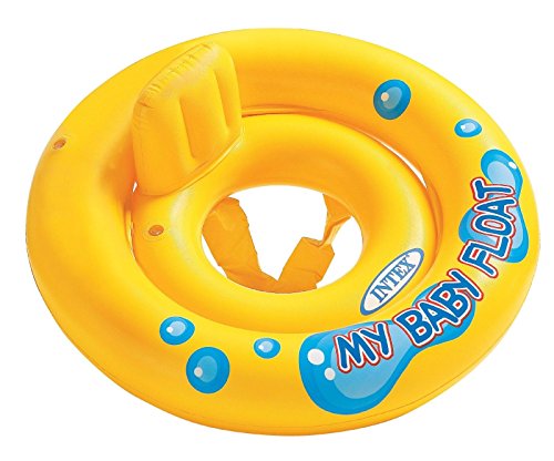 Intex Schwimmhilfe - My Baby Float - Schwimmring mit Sitz - Ø 70 cm - für 6-12 Monate von Intex