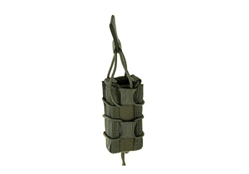 Single Fast Molle Pistolmagpouch Taktische Magazinatsche Selbsthaltend Universal verstellbar (Olive) von Invader Gear