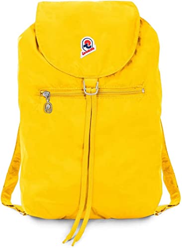 Invicta Tagesrucksack, Backpack für Reise Ausflüge & Freizeit; für Damen & Herren, mit Hüftgurt & faltbar - gelb, einfarbig, 8 LT, Extra leicht, MINISAC VINTAGE von Invicta