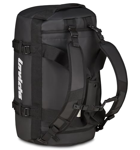 Invicta Reiserucksack 50 l – 51 x 33 x 33 cm, schwarz, Tasche mit abnehmbaren Schultergurten, verstärkter Boden, organisierte Taschen, Front- und Seitentasche, Herren Damen von Invicta