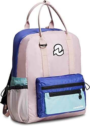 Invicta Rucksack, VAX, aus nachhaltigen Materialien, Praktischer Rucksack für Reise, Freizeit, Ausflüge; Uni, Büro , mit Laptopfach bis 13'' , Tagesrucksack, Handtasche; mehrfarbig von Invicta