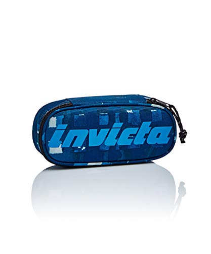 Invicta Stifthalter - Lip Pencil Bag Check - Schule und Büro, blau, handyhülle von Invicta