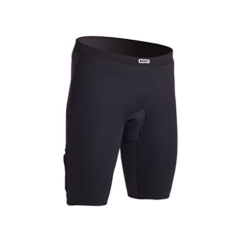 Ion M Neo Shorts 2.5 Schwarz - Winddichte UV-schützende Herren Neopren Surf Shorts, Größe M - 50 - Farbe Black von Ion