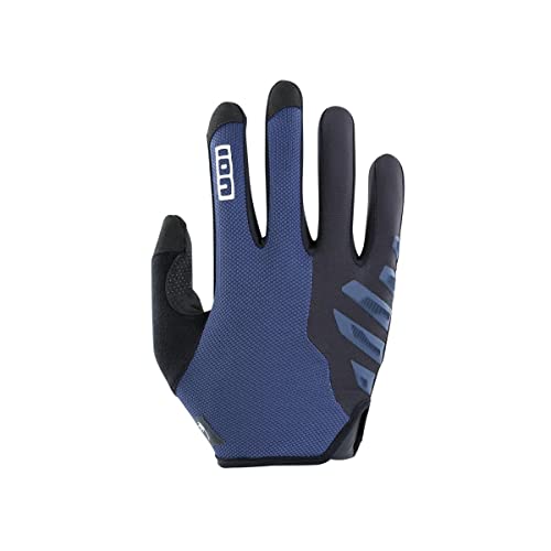 Ion Scrub Amp Fahrrad Handschuhe lang blau/schwarz 2022: Größe: L (9-9.5) von Ion