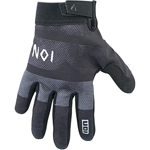 Ion Scrub MX DH FR Kinder Fahrrad Handschuhe lang schwarz/grau 2022: Größe: L (6.6-7) von Ion