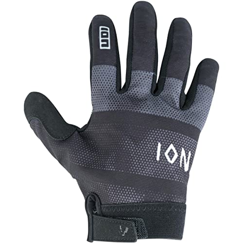 Ion Scrub MX DH FR Kinder Fahrrad Handschuhe lang schwarz/grau 2022: Größe: M (6-6.5) von Ion