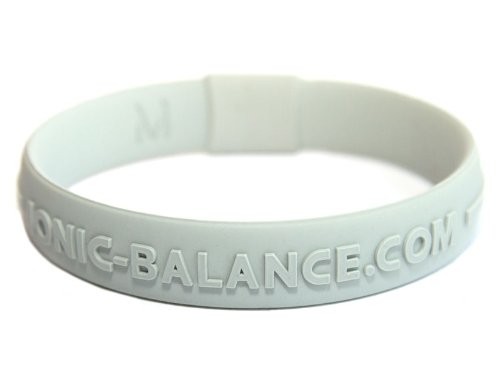 Ionic-Balance Core Band Armband, grau, Large-20,5 cm/8,1 Zoll von Ionic-Balance