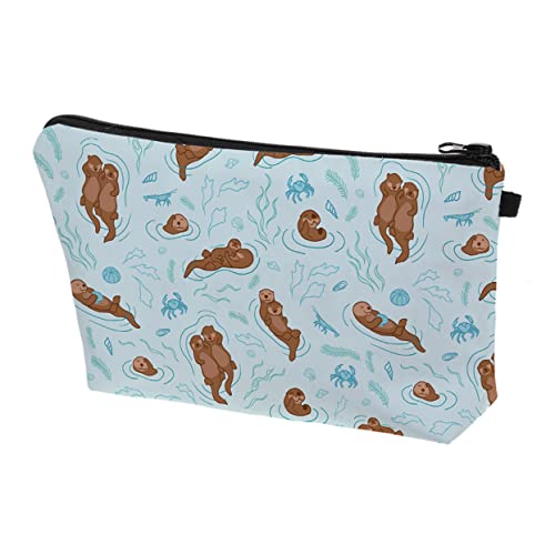 Ipetboom Make-up-Tasche Tragbare Kulturtasche Aufbewahrungstasche Mit Reißverschluss Kulturtasche Für Kosmetik Reisetoilettenartikel Für Damen von Ipetboom