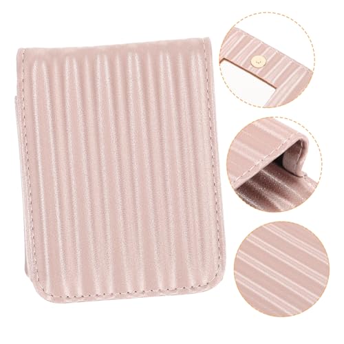 Ipetboom Mini Lippenstift Etui mit Spiegel Kleine Kosmetiktasche für Handtasche Tragbare Schminktasche für Reisen und Alltag Stilvoller Lippenstift Organizer Kompakt und Praktisch von Ipetboom