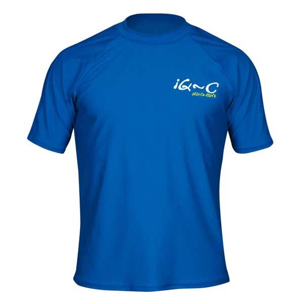 Iq-uv Uv 300 Loose Fit Short Sleeve T-shirt Blau L von Iq-uv