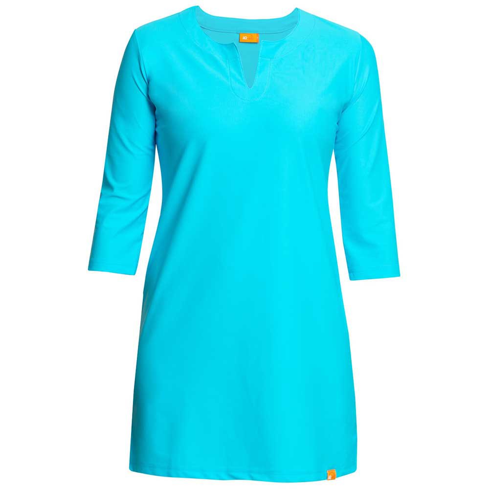 Iq-uv Uv 300 Short Dress Blau 3XL Frau von Iq-uv