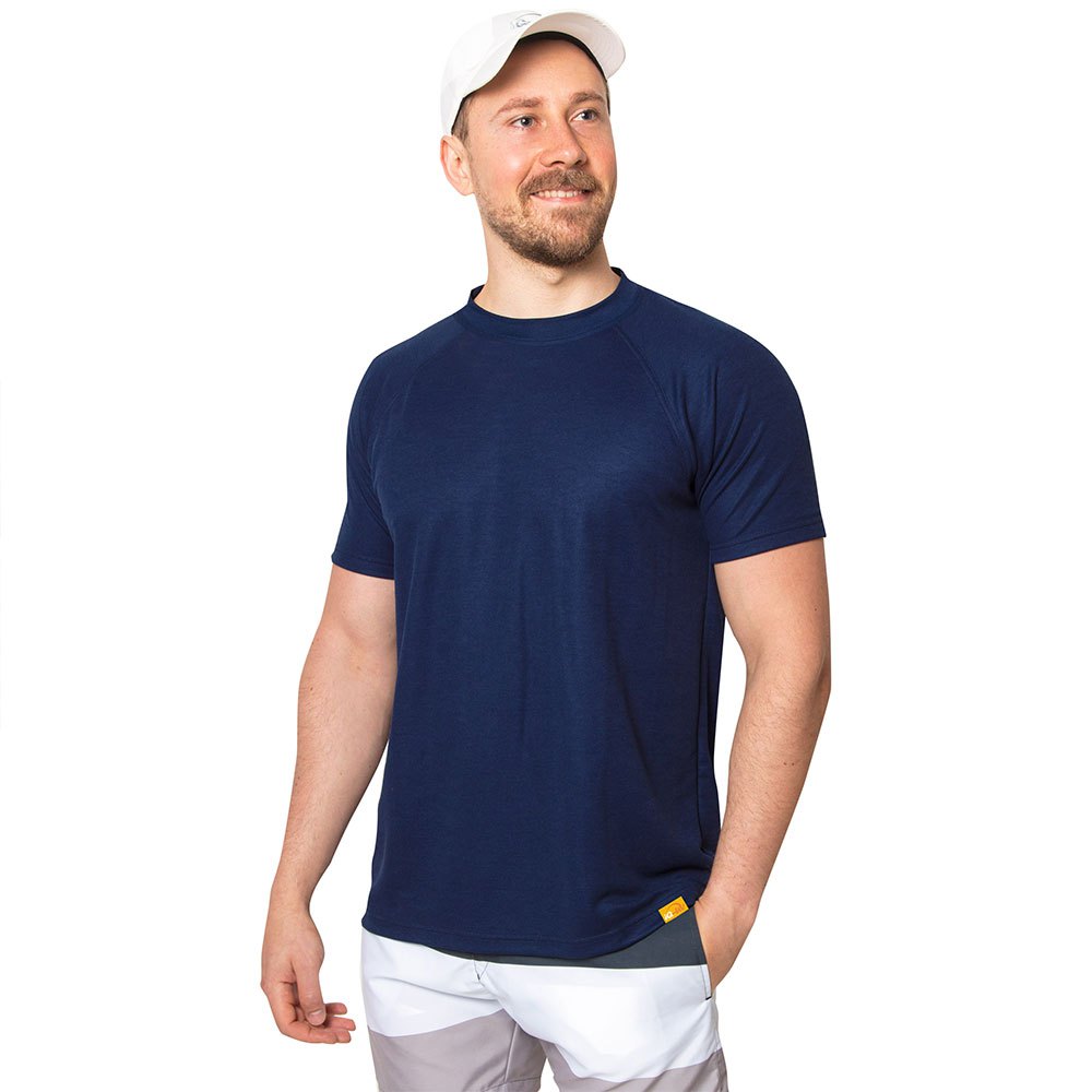 Iq-uv Uv 50+ Short Sleeve T-shirt Blau 2XL Mann von Iq-uv