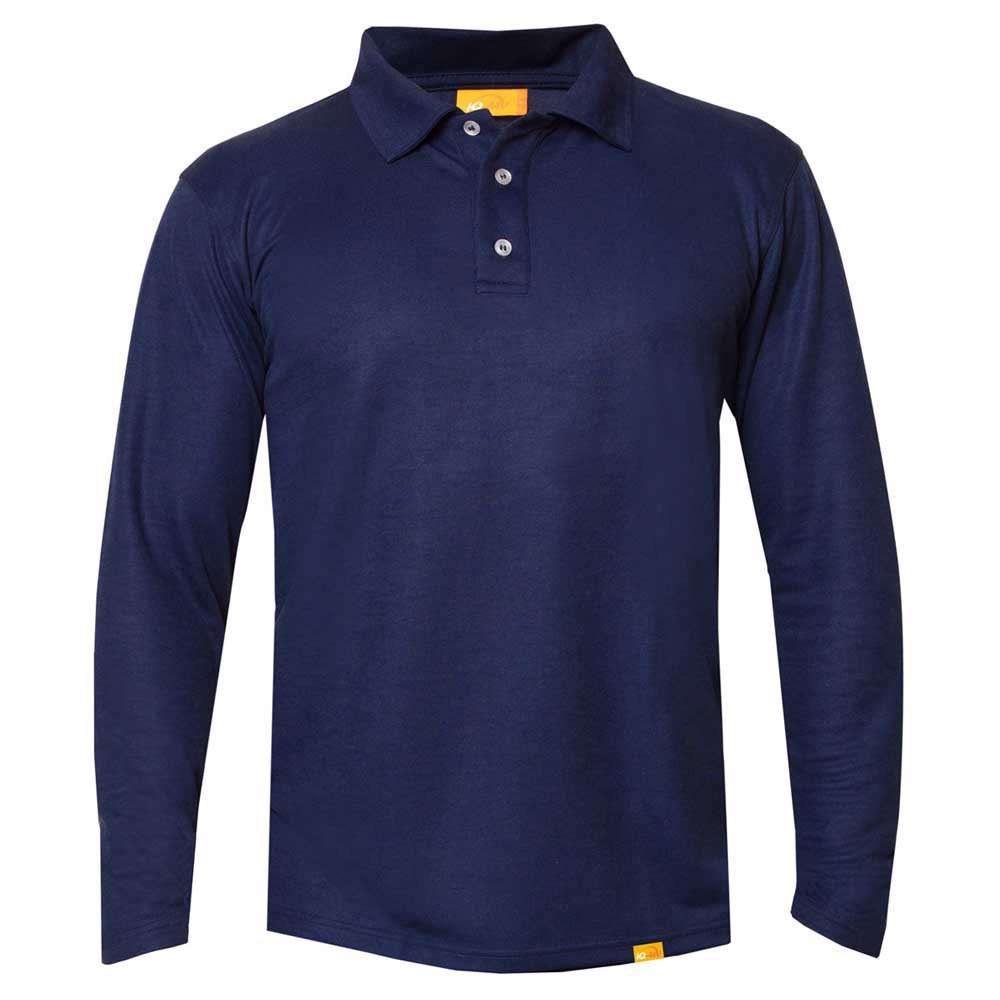 Iq-uv Uv 50+ Long Sleeve Polo Blau 2XL von Iq-uv