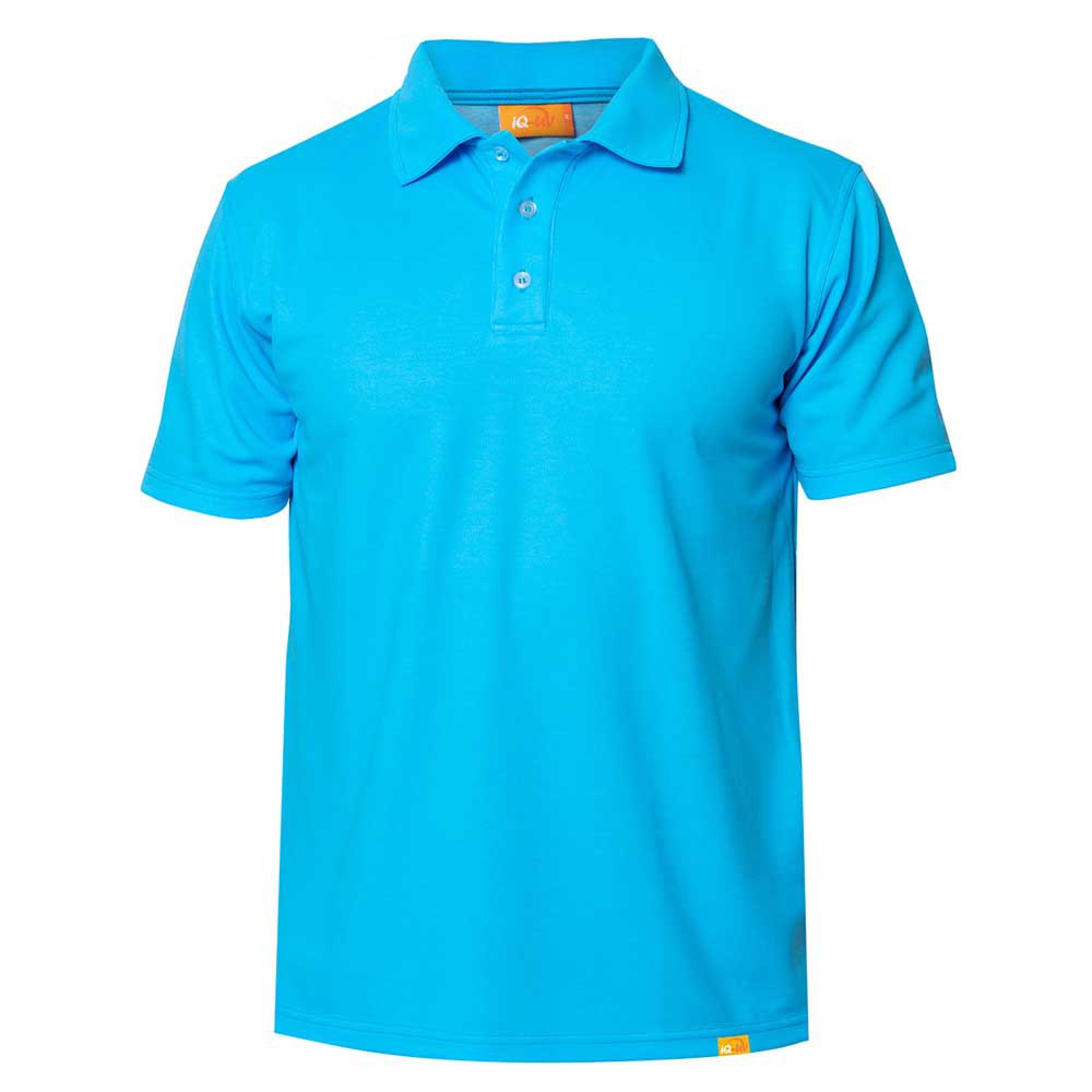 Iq-uv Uv 50+ Short Sleeve Polo Shirt Blau 2XL von Iq-uv