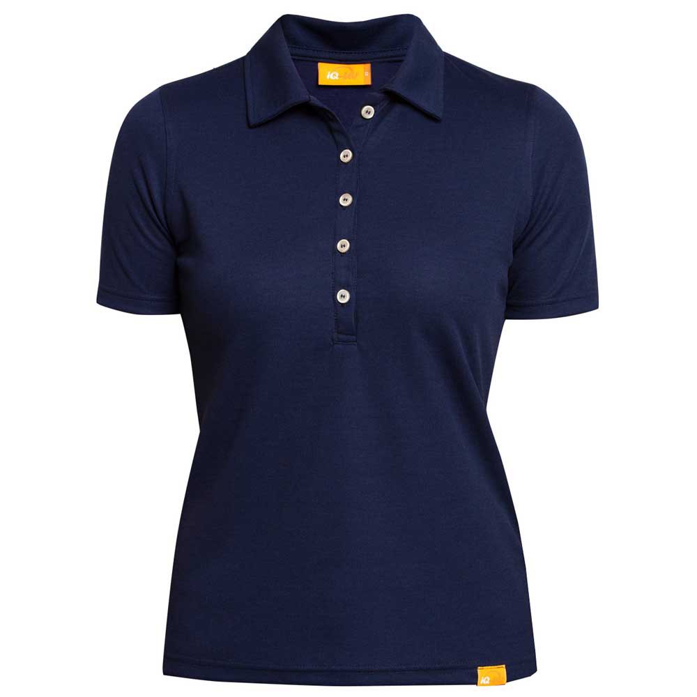 Iq-uv Uv 50+ Short Sleeve Polo Shirt Blau 2XL von Iq-uv