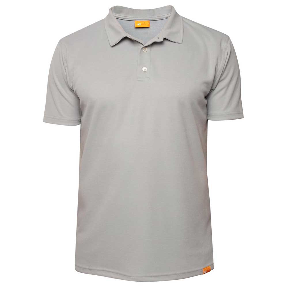 Iq-uv Uv 50+ Short Sleeve Polo Shirt Grau M von Iq-uv