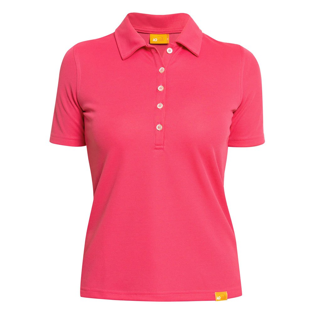 Iq-uv Uv 50+ Short Sleeve Polo Shirt Rosa 2XL von Iq-uv