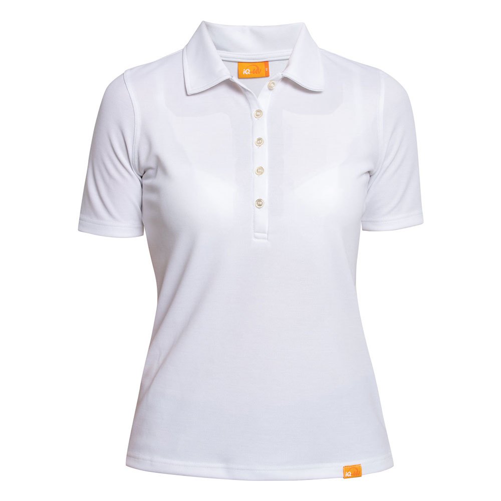 Iq-uv Uv 50+ Short Sleeve Polo Shirt Weiß 3XL von Iq-uv