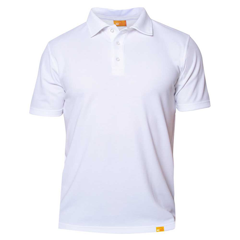 Iq-uv Uv 50+ Short Sleeve Polo Shirt Weiß L von Iq-uv