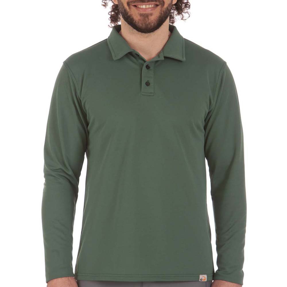 Iq-uv Uv Pro Long Sleeve Polo Grün XL von Iq-uv