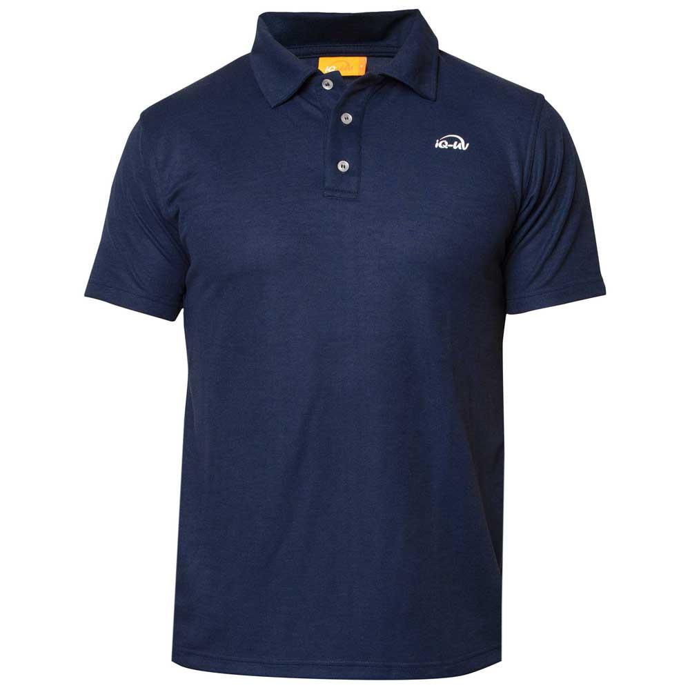 Iq-uv Uv Short Sleeve Polo Shirt Blau 2XL von Iq-uv