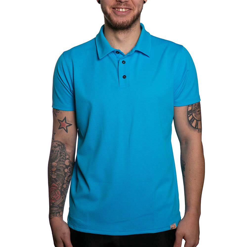 Iq-uv Uv Wave Short Sleeve Polo Blau 2XL von Iq-uv