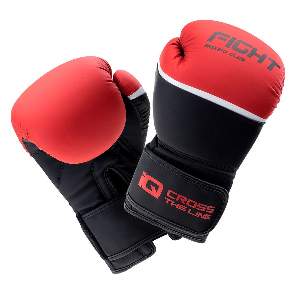Iq Boxeo Artificial Leather Boxing Gloves Rot,Schwarz 14 oz von Iq