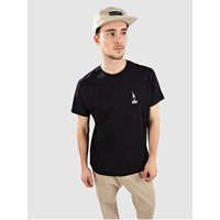 Iriedaily Casa Del Gusto Emb T-Shirt black von Iriedaily