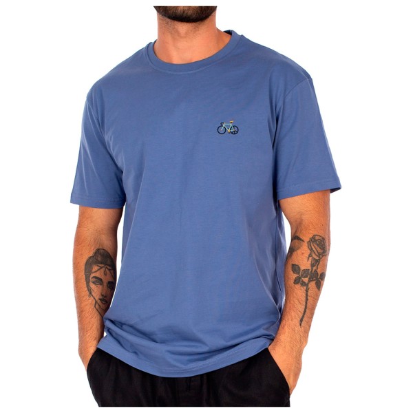 Iriedaily - Peaceride Emb Tee - T-Shirt Gr S blau von Iriedaily